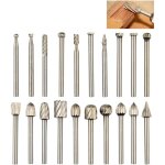 Galozzoit - 20pcs fraises rotatives set fraises en carbure de tungstène cutter die fraises, 1 / 8 '' ... Galozzoit - 20pcs fraises rotatives set fraises en carbure de tungstène cutter die fraises, 1 / 8 '' ...