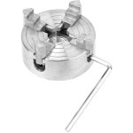 4 mchoires tour mandrin robuste en alliage de zinc en bois tournant pince de serrage micro en mtal ...