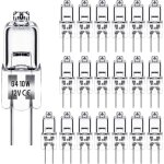 Galozzoit - ampoule halogene g4 12v 10w, ampoule g4, ampoule halogne dimmable g4, 2800k blanc chaud, ...