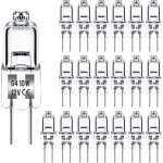 Galozzoit - ampoule halogene g4 12v 10w, ampoule g4, ampoule halog�ne dimmable g4, 2800k blanc chaud, ...