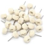 Roue de polissage en coton beige pour dremel outils rotatifs pour éliminer la rouille et la saleté sur ... Roue de polissage en coton beige pour dremel outils rotatifs pour éliminer la rouille et la saleté sur ...