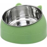 Deesse shop - gamelle pour chat en acier inoxydable 200ml bol � eau pour chat multifonction bol � nourriture ...