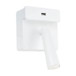 Leds - c4 - gamma - liseuse murale led usb blanc 175lm 2700k Leds - c4 - gamma - liseuse murale led usb blanc 175lm 2700k