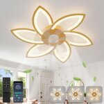 Ganeed - 78 cm ventilateur de plafond avec t�l�commande avec �clairage salon luminaire ventilateur plafonnier ...