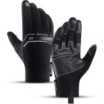 Gants anti - chaleur, gants de sport d'hiver, gants de cyclisme chaud avce �crans tactiles, anti - vent ...