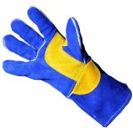 Gants anti chaleur soudage et atelier croute de bovin taille 10