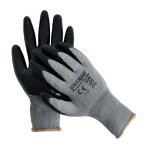 Gants d'assemblage gants de mécanicien 12x gants nitrile gris noir 7 / s Gants d'assemblage gants de mécanicien 12x gants nitrile gris noir 7 / s