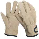 Gants de barbecue en cuir synth�tique r�sistant � la chaleur, �pais et anti - br�lures pour cuisine, ...