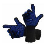 Gants de barbecue gants de four anti - chaleur jusqu' 800c universel gants de cuisine rsistant  la ...