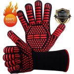 Gants de barbecue en silicone antidrapants en407 pour barbecue, four, four, gants de cuisson rsistants ...