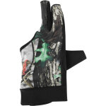 Gant de billard 3 doigts pour adultes - snooker et pool - taille m, vert