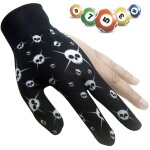 Gants de billard 3 doigts pour homme et femme, antid�rapants, respirants et durables pour queue de billard ...