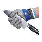 Gant de boucher s 22. 5cm en cotte de maille acier inoxydable r�sistant coupe haute performance niveau ...