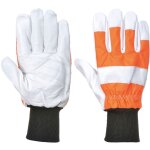 Gant b�cheron protection tron�onneuse (classe 0) couleur : orange taille l portwest