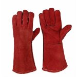 Gants r�sistants � la chaleur et au feu en cuir de haute qualit�, id�aux pour soudeurs, po�les � bois, ...