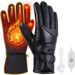 Gants chauffants usb, gants chauffants pour hommes et femmes, gants d'hiver chauffants imperm�ables avec ...