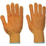 Gants criss cross pvc orange xl - taille 10