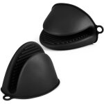 Gant de cuisine �pais en silicone, 1 paire gants de four r�sistant � la chaleur, gants de cuisine antid�rapant ...