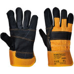 Gants docker cuir ameublement jaune xl - taille 10