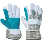 Gants docker paume double gris xl - taille 10