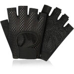 Gants d'entra�nement mi - doigts pour homme et femme - id�aux musculation, v�lo, fitness - noir