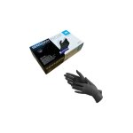 Gant d'examen en nitrile sensiskin noir sans poudre euromedis bo�te de 100 gants - r�f�rence : 127561 ...