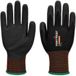 Gant gp grip 18 latex sabl� - taille l - noir - portwest