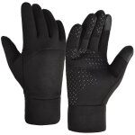 Gants d'hiver homme tactiles imperm�ables et coupe - vent pour ski et sports d'ext�rieur noir xl