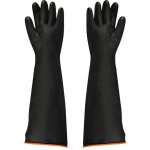 Gants en latex r�sistant aux produits chimiques en caoutchouc, r�sistant aux acides / alcalins / travaux ...
