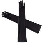 Gants longs �lastiques de protection solaire pour cyclisme et mariage, respirants et souples, longueur ...
