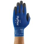 Gants de manutention ansell hyflex 11 - 618 taille 7, r�sistant � l'abrasion, 12 paires, bleu ( prix ...