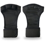 Gants de musculation halt�res antid�rapants mi - doigts avec protection renforc�e poignet noir taille ...