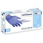 Gants en nitrile reflexx r76 sans poudre 100 % sans latex 3, 5 g cat. 3 100 pièces m Gants en nitrile reflexx r76 sans poudre 100 % sans latex 3, 5 g cat. 3 100 pièces m