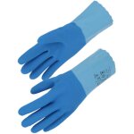 Gant protection chimique et chaleur latex avec support coton cousu - singer - lat3130 t10