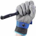 Gants de protection contre les coupures maille m�tallique acier inoxydable gants de s�curit� alimentaire ...