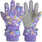 Gants de ski enfants imperm�ables et chauds avec doublure polaire pour gar�ons et filles - id�aux pour ...