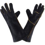 Gants de soudage en cuir 932  f, gant de soudage de cuisine  haute temprature pour le travail barbecue ...