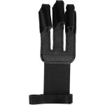 Gant de tir � l'arc en cuir de vache, protection 3 doigts, pour chasse et cible, noir