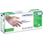 Gants en vinyle reflexx r36 sans poudre 100 % latex 4, 4 g cat. 3 100 pi�ces m