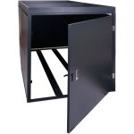 Garage 2 v�los avec jardini�re verrouillable en acier galvanis� 125x113x208cm anthracite 040006955