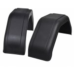 Garde - boue 2 pcs pour roues de remorque 200 x 680 mm vidaxl