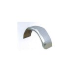 Garde - boue en acier galvanis arrondi 14' ? protection renforce pour remorque