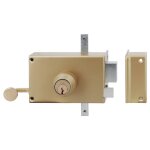 Garis - serrure 3 points en applique mx4500 5 goupilles 5g horizontale fouillot droite cylindre de 45mm ...