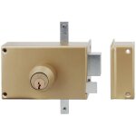 Garis - serrure 3 points en applique mx4500 5 goupilles 5g horizontale fouillot droite cylindre de 45mm ...