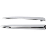 Garniture chrom�e de moulage sup�rieur de pare - chocs avant fiat 500 2007 - 2015 ? mat�riau abs robuste ...