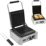 Gaufrier professionnel pour 2 gaufres rectangulaires 1, 5 kw - hendi 212103