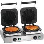 Gaufrier professionnel double coeur - � 210 mm - hauteur 16 mm - bartscher