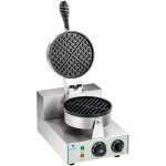 Helloshop26 - gaufrier professionnel téflon rond puissance 1 x 1 300 watts Helloshop26 - gaufrier professionnel téflon rond puissance 1 x 1 300 watts