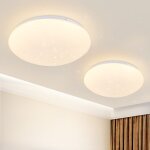 2er plafonnier led plafonnier chambre - lampe de cuisine 5w 3000k lampe de chambre �16, 5cm plafonnier ...
