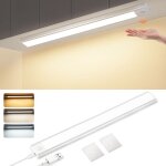 Gbly - led cuisine, sans fil usb rechargeable lampe de placard avec d�tecteur de mouvement - 40cm �clairage ...